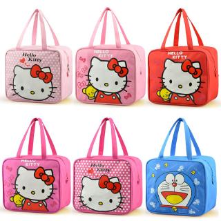 กระเป๋าใส่อาหารกลางวัน ลายการ์ตูน Hello Kitty กันน้ำ