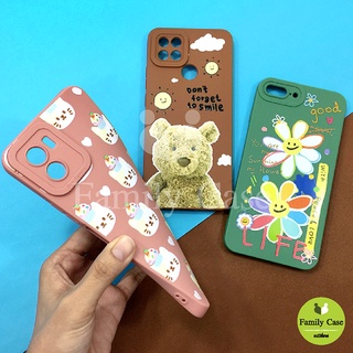 Oppo A3s/A5s/A15/A16/A31/A53/A57 2020/A59/F1s/A74 4g/A74 5gเคสมือถือนิ่ม TPU กันเลนส์กล้องนูนลายการ์ตูน