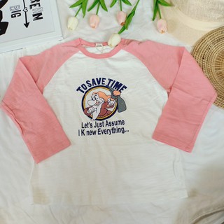 เสื้อยืดแขนยาว สำหรับเด็ก