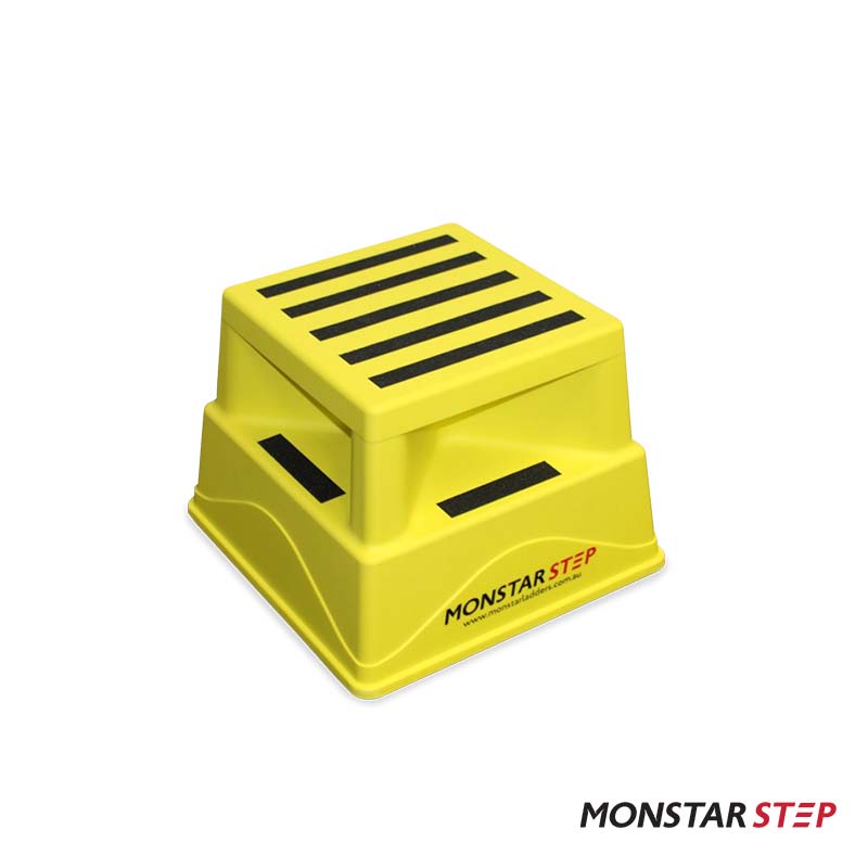 JenStore Monstar บันไดพลาสติกสำหรับปีน สีเหลือง SQS-035