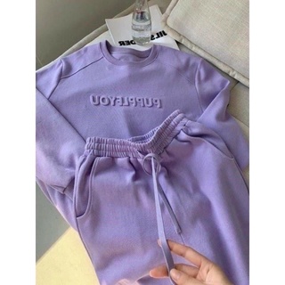 เซตม่วง purple พร้อมส่ง