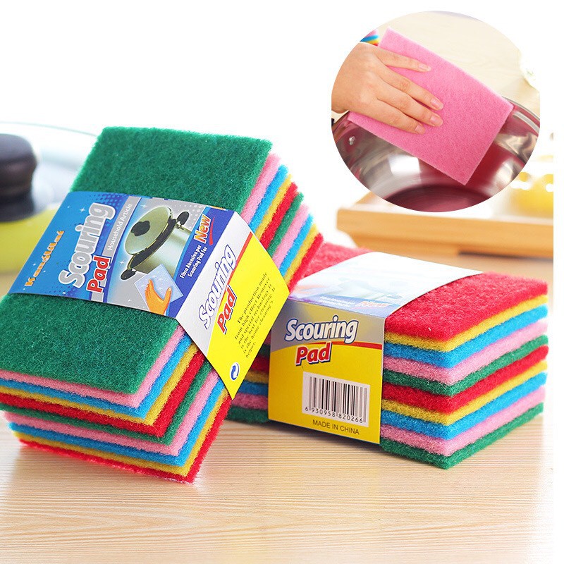 🔰 สก๊อตไบร์ทล้างจาน ฟองน้ำล้างจานหลากสี ราคาถูกสุด #F020 🔰 - รูปที่ 6