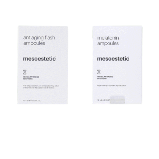 Mesoestetic Antiaging flash ampoules + Night repair ampoules