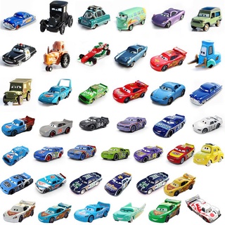 Diney Pixar Cars Lightning McQueen Mater Jackon Torm Ramirez 1:55 ยานพาหนะโลหะอัลลอยด์ ของเล่นสําหรับเด็ก