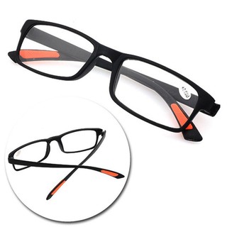 1pc Unisex Clear Resin Holder Reading Glasses