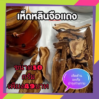 เห็ดหลินจือแดง อบแห้ง ชองใหม่ สะอาด ปลอดภัย อย่างดี เกรด A (ขนาด 100 กรัม) | ออแกนิค แท้ 100%