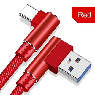 LDNIO สายชาร์จเคเบิล Usb Micro ทำมุม 90องศา Usb 2.4 A แบบชาร์จด่วน สำหรับโทรศัพท์มือถือ