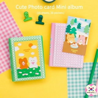 [Daiso Korea] Cute Photocard Mini Album (10 sheets, 20 pockets)