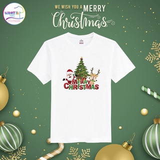 เสื้อยืดคริสต์มาส- เสื้อยืดคริสต์มาส เสื้อคริสต์มาส Christmas &amp; Happy new year (MC155)