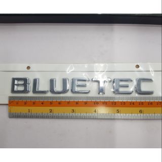 Logo BlueTec ของรถ Benz แบบแบน