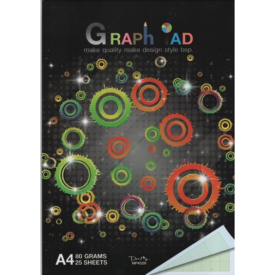 สมุดกราฟ Graph Pad A4 80แกรม 25แผ่น รุ่น2หน้า 2สเกล BSP ฉีกเป็นแผ่นได้แบบกระดาษรายงาน พร้อมส่ง มีเก็บแลายทาง US.Station - รูปที่ 5