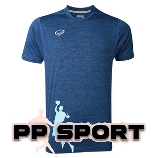 เสื้อกีฬา เสื้อ football สีน้ำเงิน Grand sport แกรนด์ สปอร์ต grand pro 038294 micro S-3XL/4L