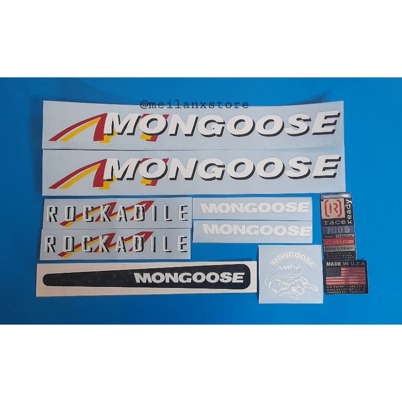 สติ๊กเกอร์จักรยาน Mogoose Rockadile