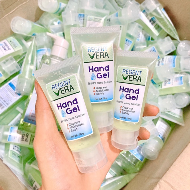 regent vera  hand gel  เจลล้างมือขนาดพกพา 30กรัม