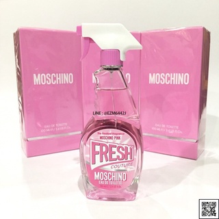 น้ำหอมแท้ MOSCHINO PINK FRESH COUTURE FOR WOMEN EAU DE TOILETTE SPRAY 100 ML ของใหม่ กล่องซีล เหมือนกับห้าง