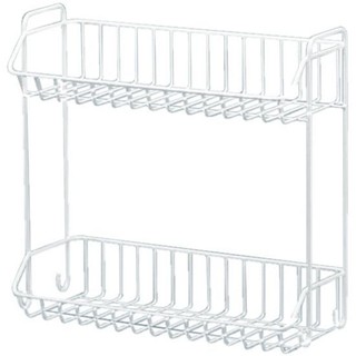 ชั้นวาง ชั้นวางของติดผนัง 2 ชั้น MOYA 7032E สีขาวBATH RACK 2 TIER MOYA 7032E WHITE