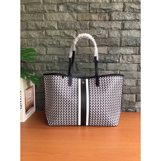 TORY BURCH TILE T LINK TOTE