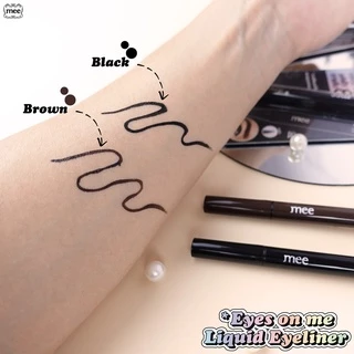 ***NO.1ขายดี กันน้ำสุด อายไลเนอร์ Mee Eyes On Me Liquid Eyeliner หัวพู่กัน กันน้ำ กันเหงื่อ ติดทน