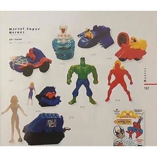 McDonalds Happy Meal Toy 1996 Marvel Super Heroes (USA)+ ตัวจากset อื่นคะ