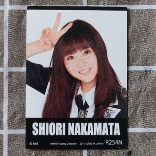 □มือ2 AKB48  SHIORI NAKAMATA tradind card ปี 2011 made in japan □ งานลิขสิทธิ์แท้