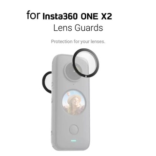 PULUZ Insta360 ONE X2 Lens Guards Protection ฝาครอบเลนส์ใส Insta360 ONE X2 จำนวน 2 ชิ้น