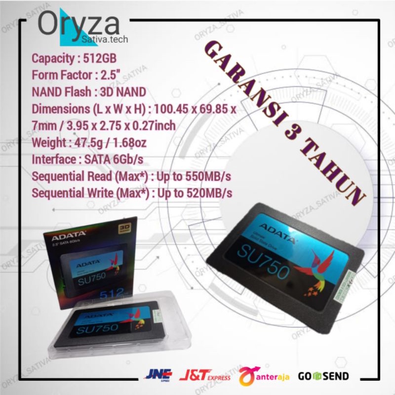 ADATA SU650 512GB SSD