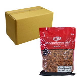 เอโร่ เม็ดอัลมอนด์ 1000 กรัม x 10 แพ็ค aro Almond Kernels 1000 g x 10 Packs