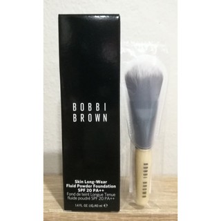 Bobbi Brown Skin Long-Wear Fluid Powder Foundation SPF 20/40ml.แถมแปรง