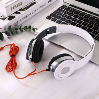 หูฟังแบบครอบหู Bass Headphone Stereo พับได้ มีไมค์ คุยมือถือได้