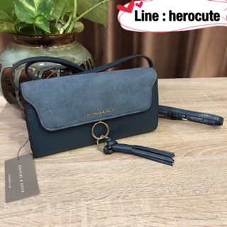 charles &amp; kieth tassel detail wallet 2018 ของแท้ ราคาถูก