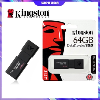 แฟลชไดรฟ์ Kingston ความเร็วสูง 100 G3 Usb 16 Gb 32 Gb 64Gb Usb 3 . 0