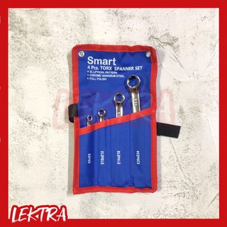 Smart ประแจแหวนท๊อกซ์ E6-E24 TORX Spanner set