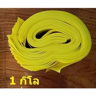 ถุงพลาสติกสีเหลือง ทากาวเหนียว ทาดักแมลง *** ฟรี! ถุงสีเหลือง 5 ใบ สีน้ำเงินฟ้า 5 ใบ ***