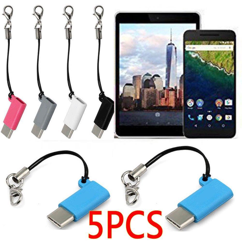 สายเคเบิ้ลUsb Mini Micro Usb Female To Type C 3 . 1 Male 5 อุปกรณ์สายเคเบิ้ลเชื่อมต่อชิ้น