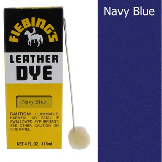 Fiebings Leather Dye สีย้อมหนัง Navy Blue