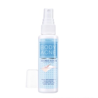 Mistine Body Acne Double Action Clarifying Spray 50 ml. มิสทีน บอดี้ แอคเน่ สเปรย์ฉีดสิวที่หลัง ป้องกันการเกิดสิวที่หลัง