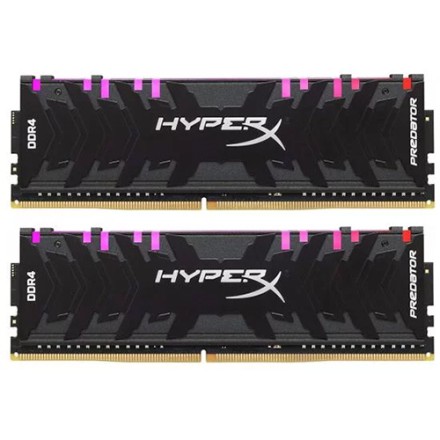 Kingston HyperX Predator RGB 32GB DDR4 3200MHz CL16 DIMM Black (2x16GB) (HX432C16PB3AK2/32)