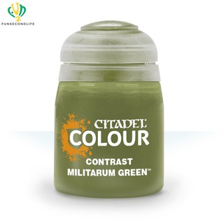 Citadel ซิทาเดล  CONTRAST: MILITARUM GREEN สี