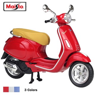 Maisto 1:12 Vespa Primavera 150 Scooter Diecast รถจักรยานยนต์ Vespa