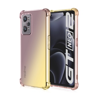 เคสโทรศัพท์มือถือ ซิลิโคนนิ่ม ใส กันกระแทก ไล่โทนสี สําหรับ Oppo Realme Narzo 50A 50i 30A 5G Narzo 30 20 Pro