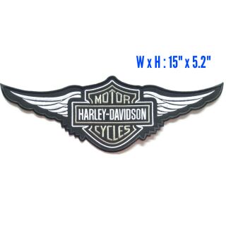 ตัวรีดติดหลังเสื้อ 15" Harley Davidson Iron on Patch