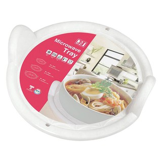 Microwave container MICROWAVE TRAY JCJ 4644 S WHITE Kitchen equipment Kitchen equipment ภาชนะไมโครเวฟ ถาดรองสำหรับบรรจุอ