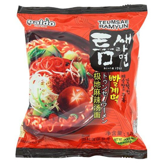 พาลโด เท็มเช ราเมียน ราเม็งกึ่งสำเร็จรูป สูตรเผ็ด 120กรัม/Paldo Tempe Ramayana Instant Ramen Spicy 120g