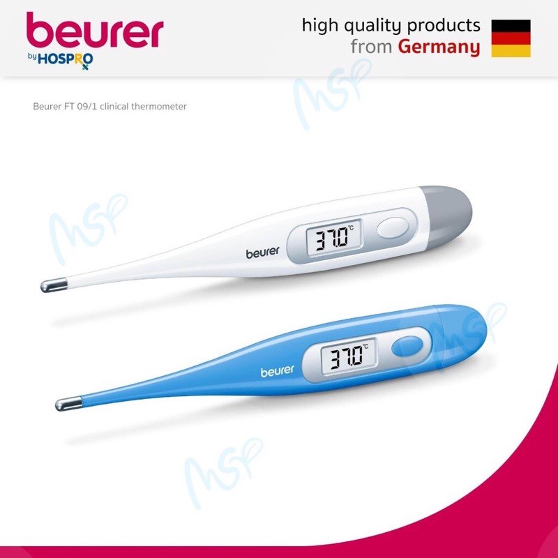 [เข้าใหม่พร้อมส่ง 18/8/64] /Beurer FT09 ปรอทวัดไข้ Digital Thermometer
