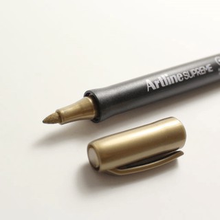 Artline Supreme Metallic Markers pen 1.0mm  EPF-790   ปากกามาร์กเกอร์สีเมทัลลิค  ทอง/เงิน