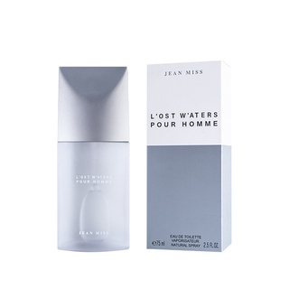 JEAN MISS น้ำหอมผู้ชาย Lost Waters 75ml กลิ่นหอมสดชื่นและเป็นธรรมชาติ เพิ่มเสน่ห์ให้กับสุภาพบุรุษ มีให้เลือก 2 กลิ่น