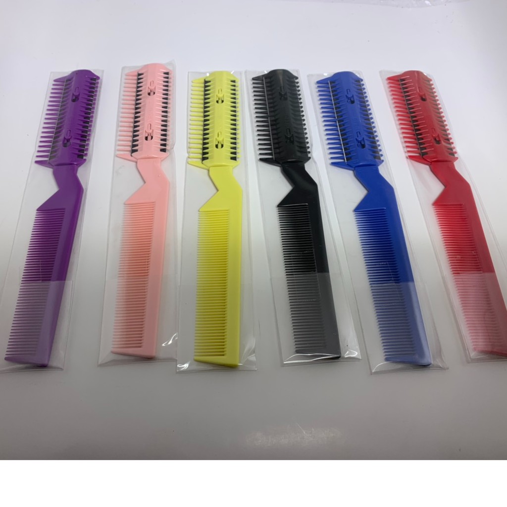 หวีซอย หวีใบมีด สไลด์ผม,ซอยผม สุ่มสี ตัดผม