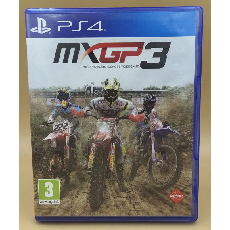 (มือสอง) มือ2 เกม ps4 : MXGP 3 แผ่นสวย