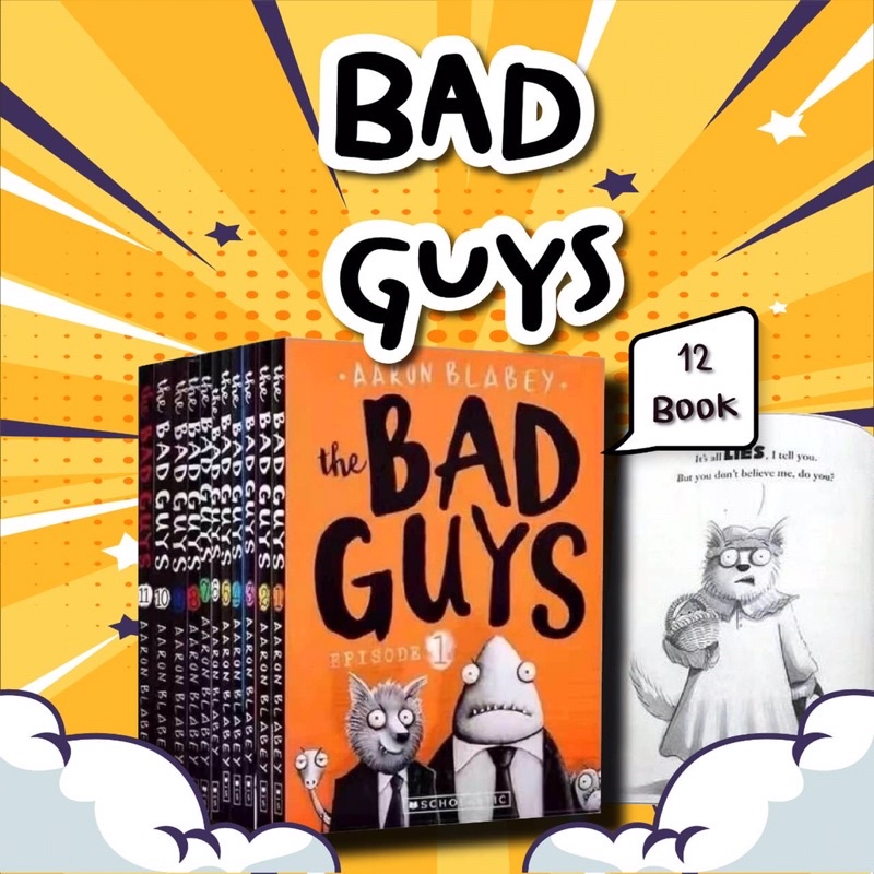 หนังสือชุด Bad Guys 18 เล่ม พร้อมส่งค่ะ!! การ์ตูนเด็กภาษาอังกฤษ หนังสือเด็กภาษาอังกฤษ comic book