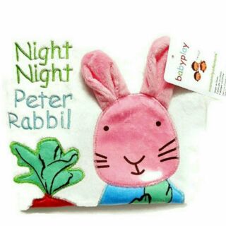 หนังสือผ้าสไตล์วินเทจ Night Night  Peter Rabbit